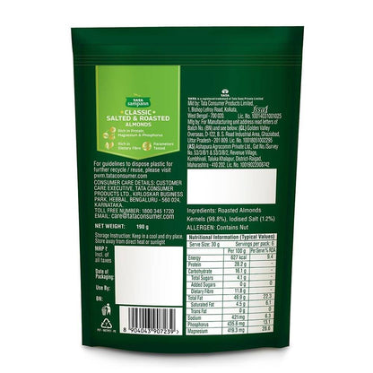 Tata Sampann Classic Salted & Roasted Almonds - Distacart