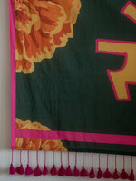 Thumbnail for Suta Multi Color Floral Pure Cotton Saree - Distacart