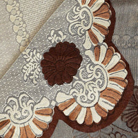 Thumbnail for Kuber Industries Center 4 Seater Table Cover - Brown - Distacart