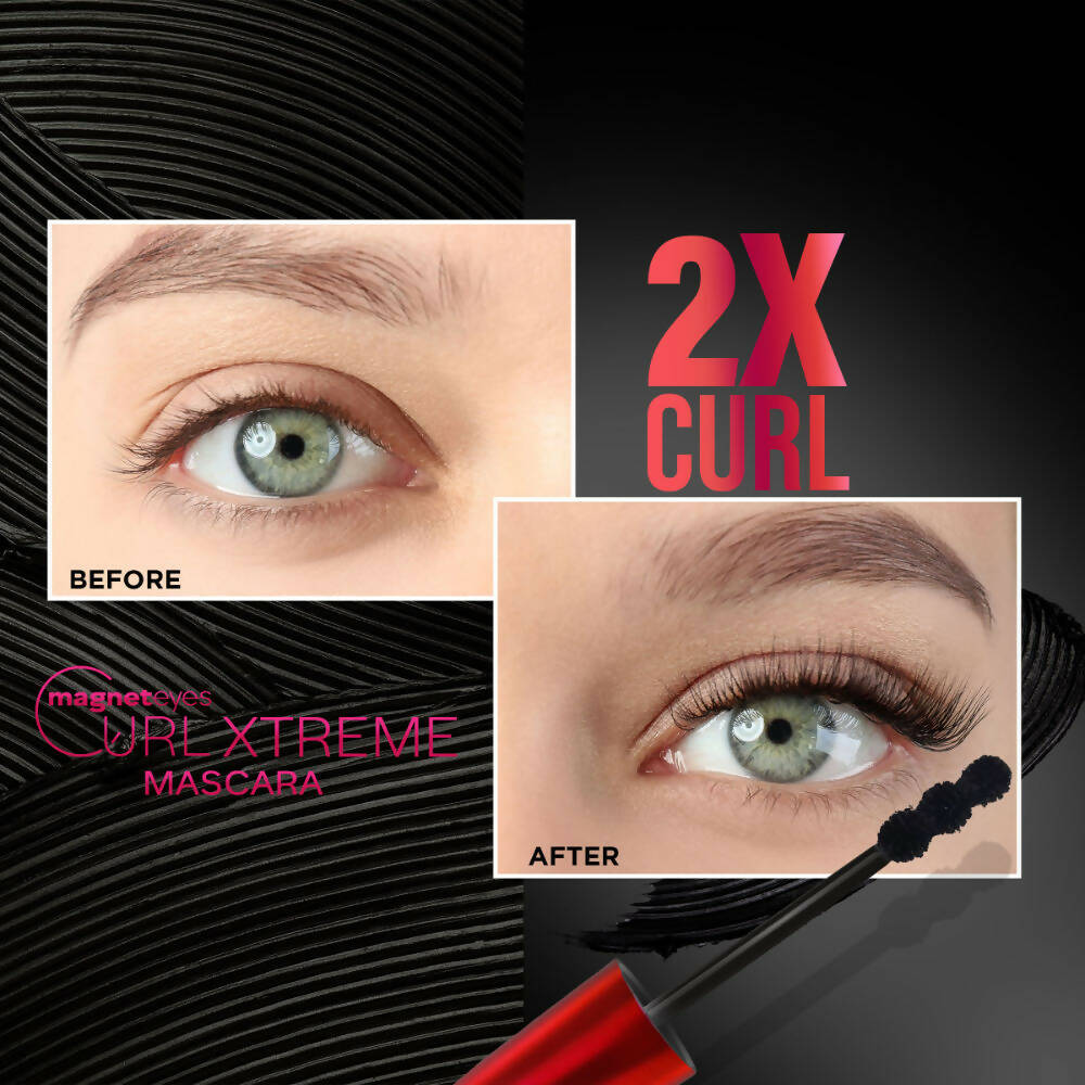 Faces Canada Magneteyes Curl Xtreme Mascara - Black - Distacart