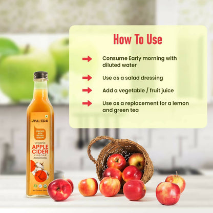 Upaveda Organic Apple Cider Vinegar - Distacart