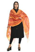 Thumbnail for Mominos Fashion Moeza Handloom Cotton Orange Tone Dupatta - Distacart