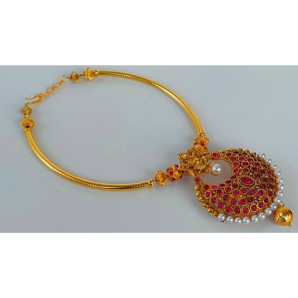 Pink Kemp Ganesh Necklace - Distacart