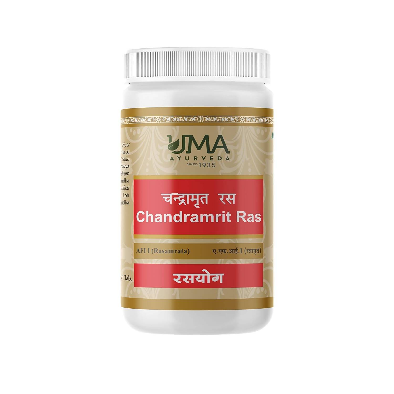 Uma Ayurveda Chandramrit Ras Tablets - Distacart