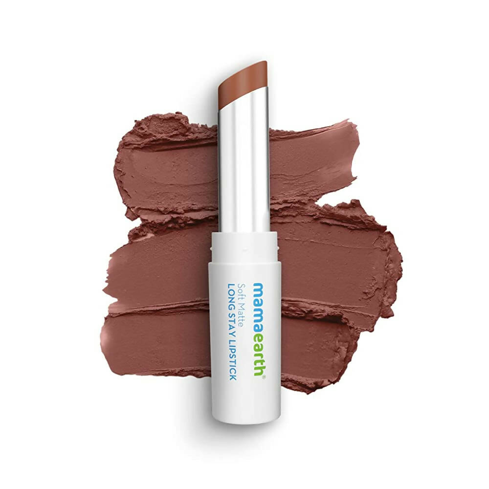 Mamaearth Soft Matte Long Stay Lipstick - Mocha Brown - Distacart
