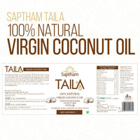 Thumbnail for Saptham Taila 100% Natural Virgin Coconut Oil - Distacart