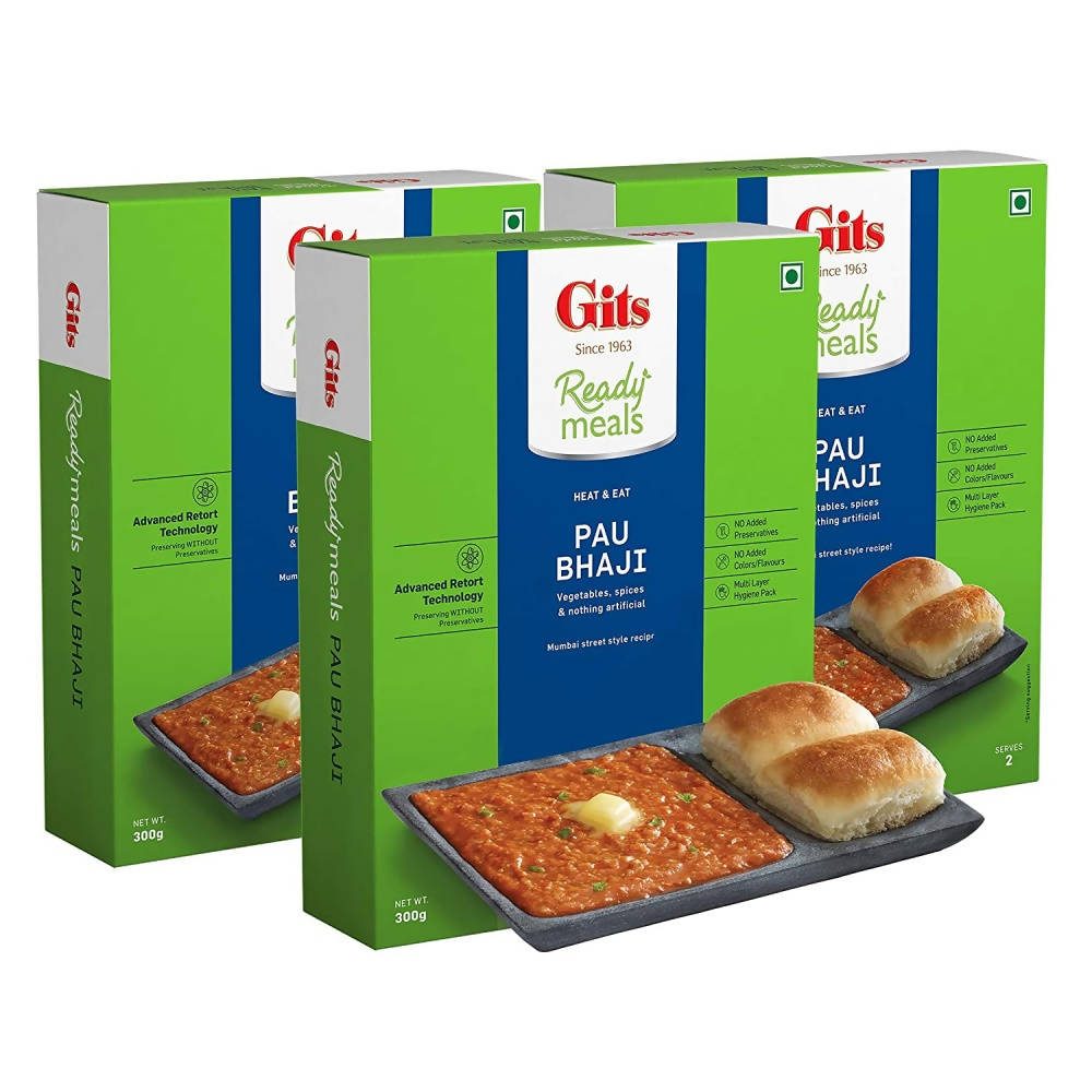Gits Ready Meals Heat & Eat Pau Bhaji - Distacart