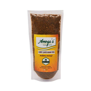 Amoga's Pickles Factory Curry Leaves Karam Podi Andhra Style - Distacart