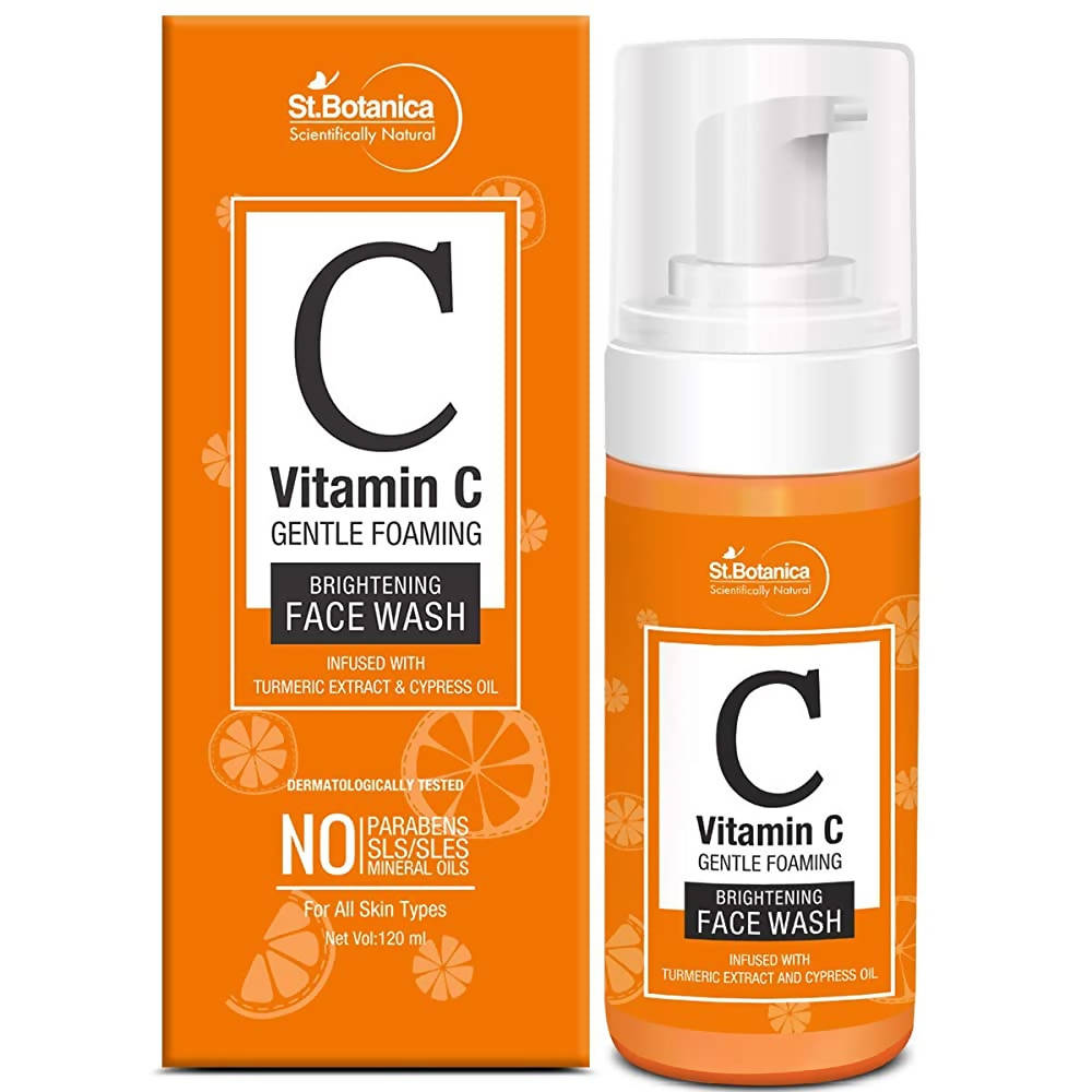St.Botanica Vitamin C Foaming Brightening Face Wash - Distacart