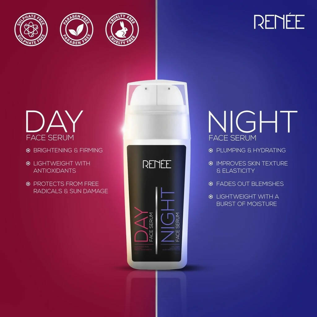Renee Day & Night 2-In-1 Face Serum - Distacart