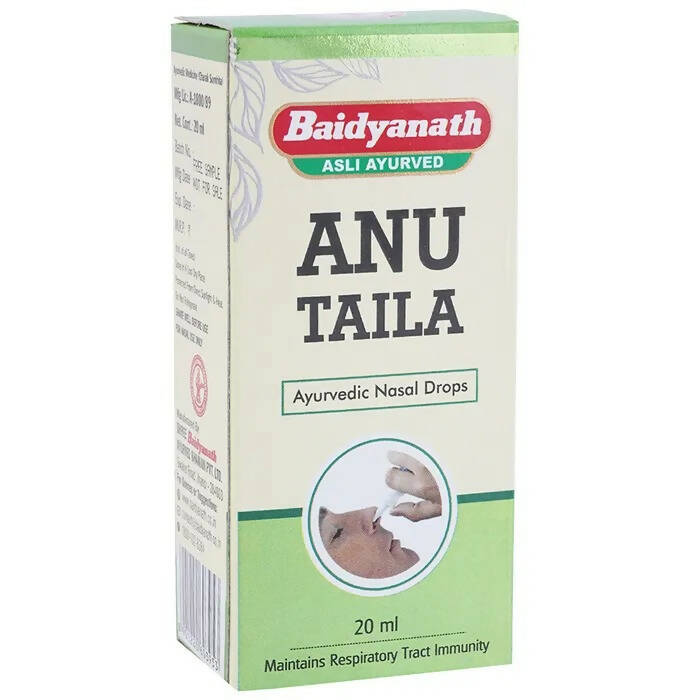 Baidyanath Jhansi Anu Taila Ayurvedic Nasal Drops - Distacart