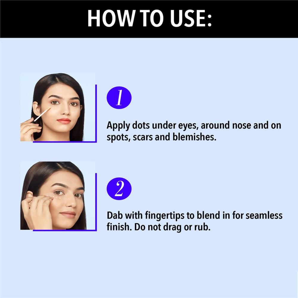 Blue Heaven Flawless Liquid Concealer Vanilla How To Use
