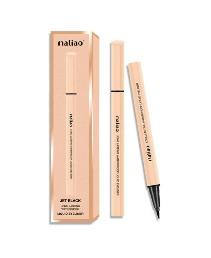 Maliao Professional Matte Look Jet Black Liquid Eyeliner - Distacart
