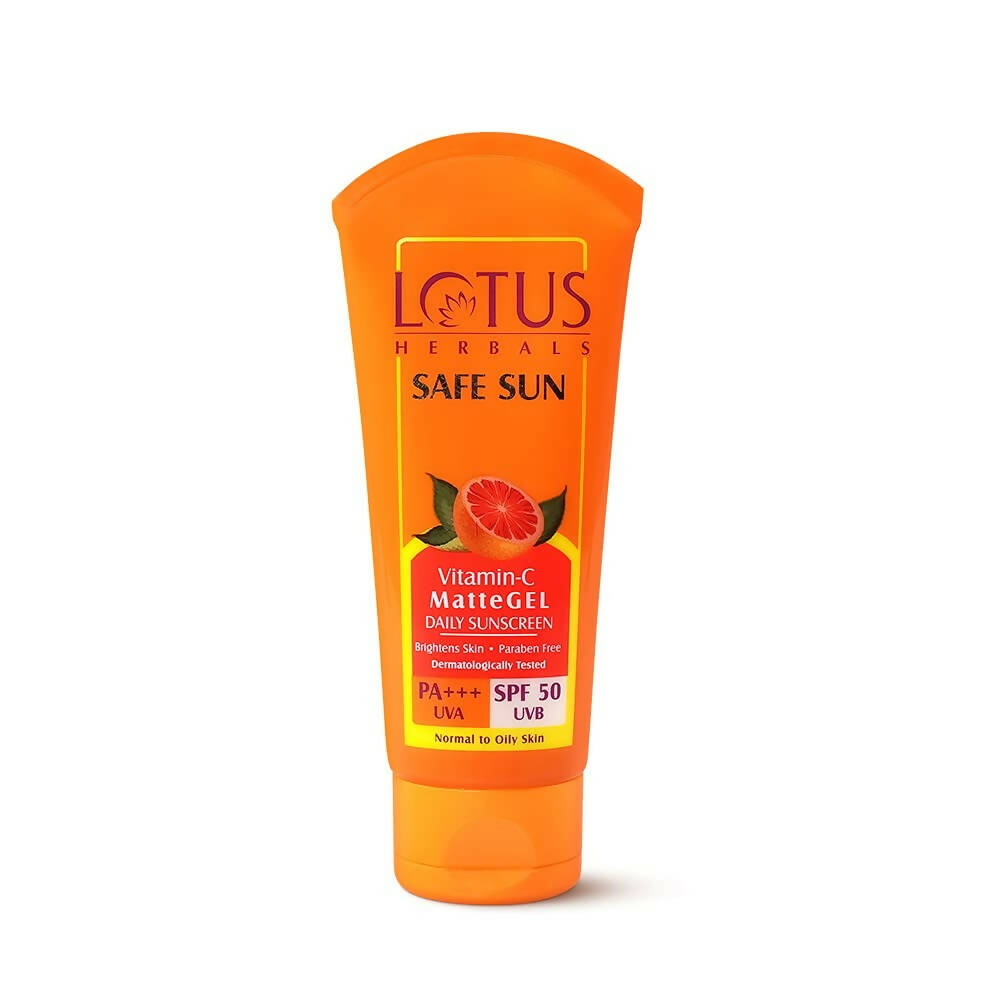 Lotus Herbals Safe Sun Vitamin C Matte Gel Daily Sunscreen SPF 50 PA+++ - Distacart