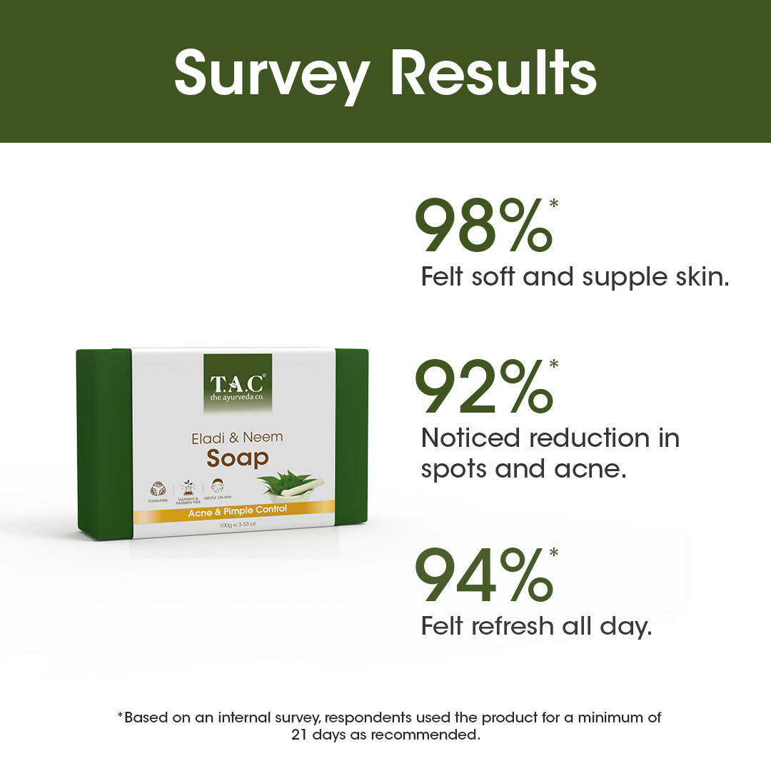TAC - The Ayurveda Co. Eladi & Neem Soap - Distacart