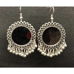 Thumbnail for Sun Design Tassel Earrings