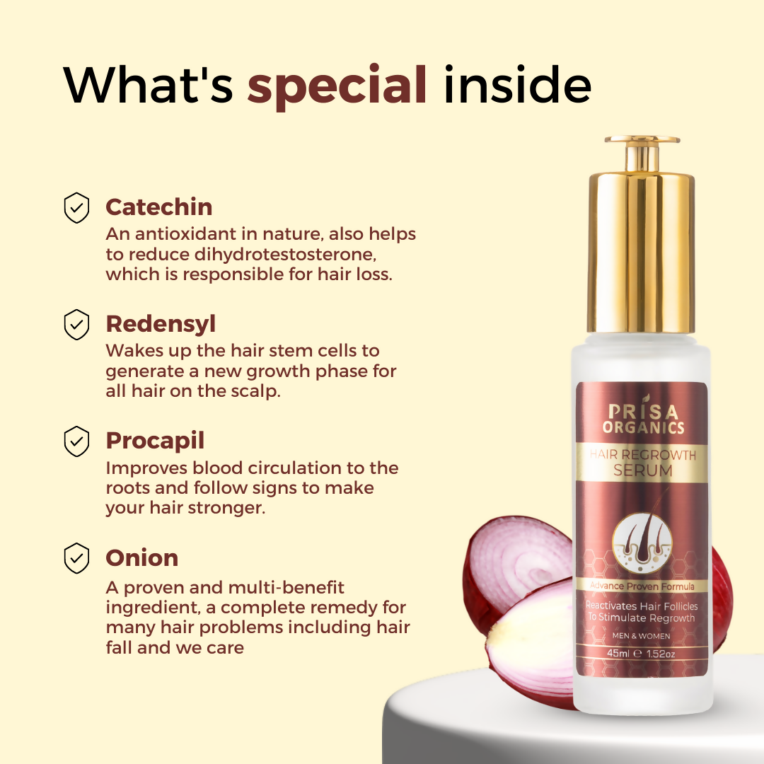 Prisa Organics Hair Re Growth Serum - Distacart