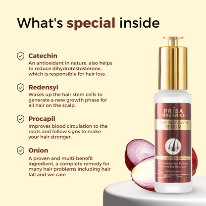 Prisa Organics Hair Re Growth Serum - Distacart