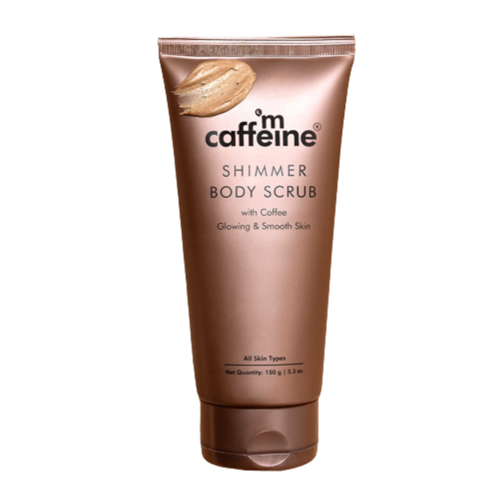 mCaffeine Shimmer Body Scrub with Coffee - Distacart