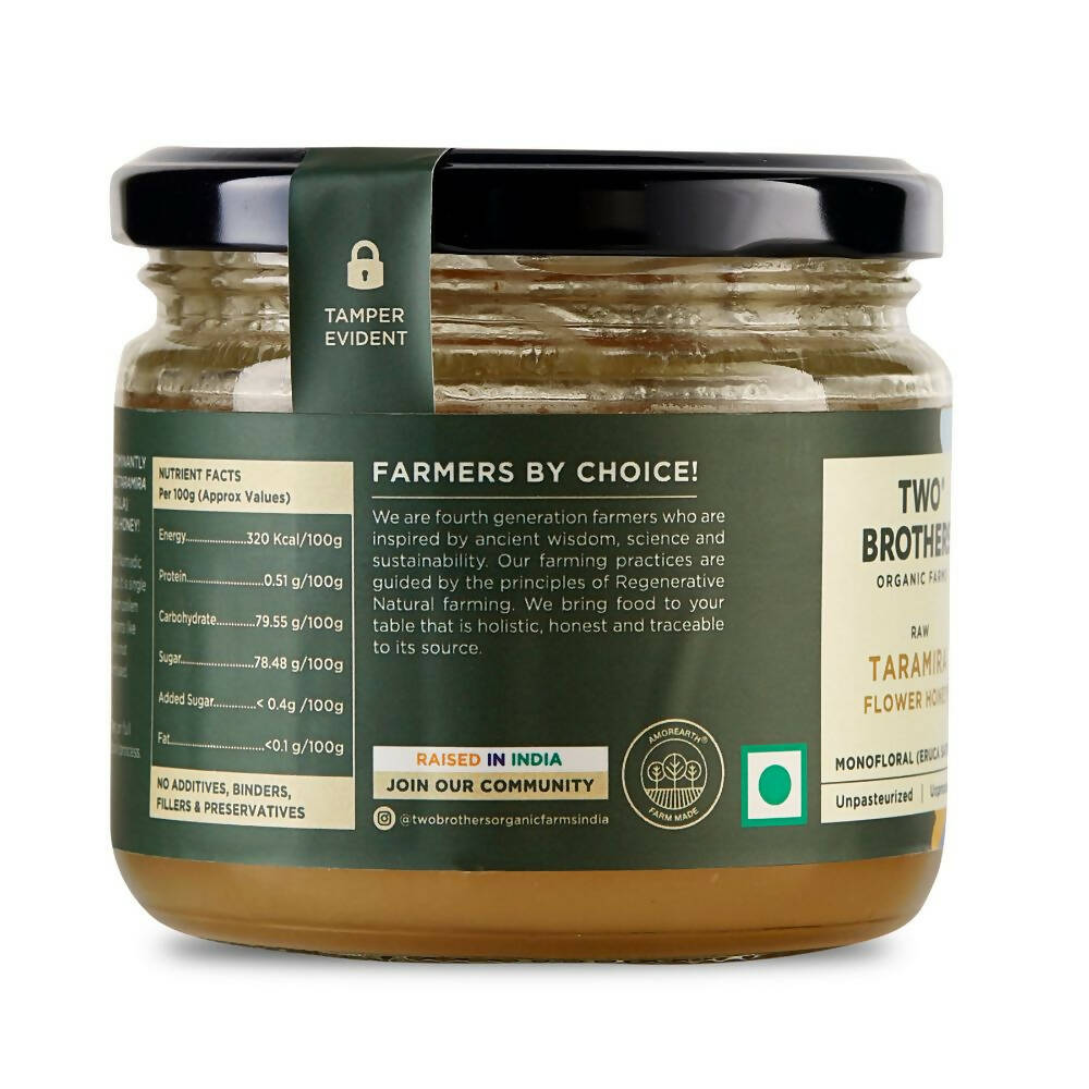 Two Brothers Organic Farms Taramira Honey, Raw Mono-Floral - Distacart