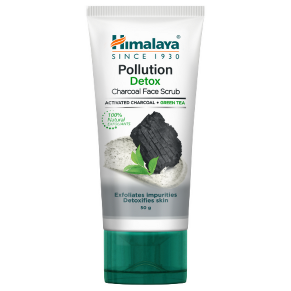 Himalaya Herbals Pollution Detox Charcoal Face Scrub - Distacart