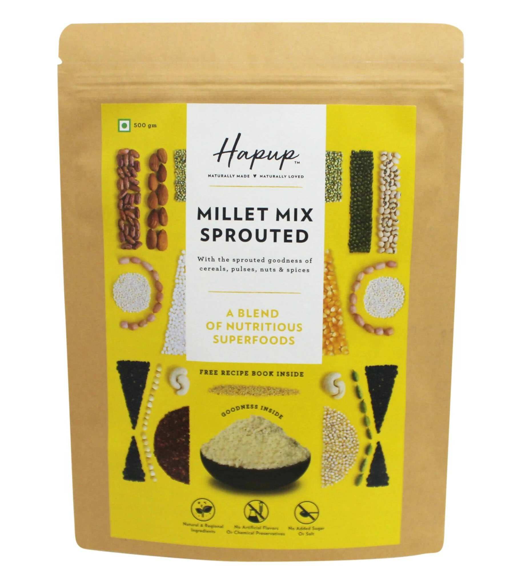 Hapup Millet Mix Sprouted - Distacart