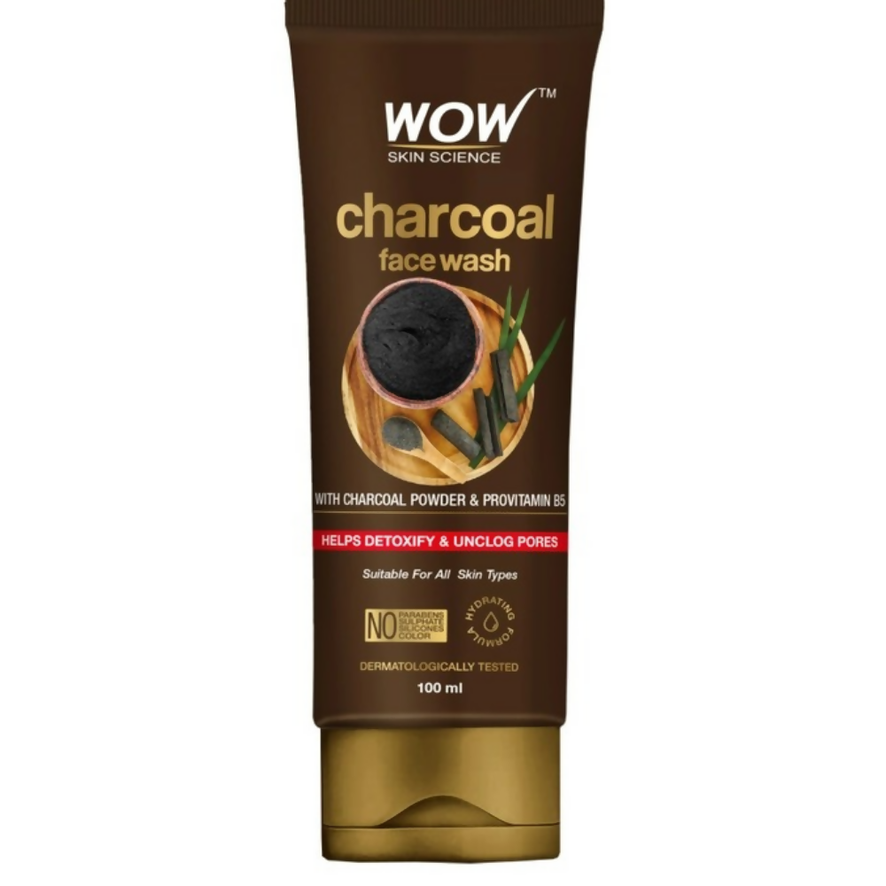 Wow Skin Science Anti-Pollution Charcoal Face Wash - Distacart