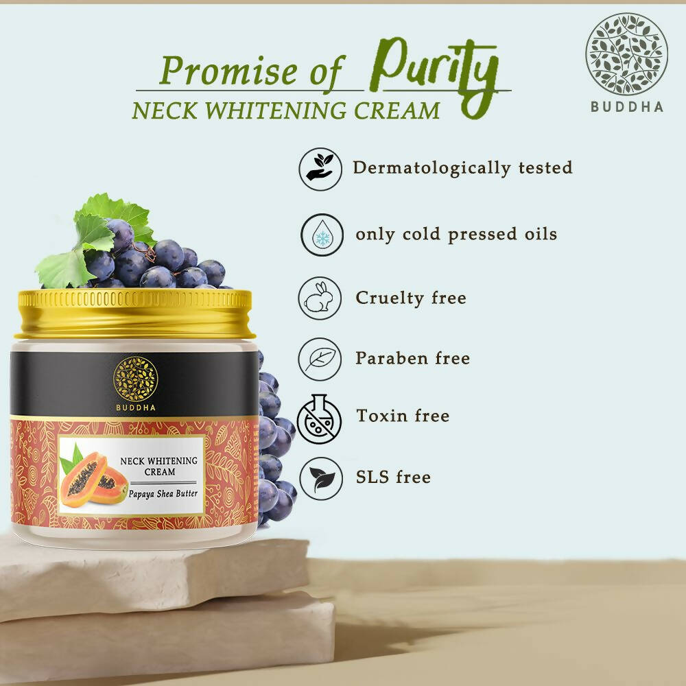 Buddha Natural Neck Whitening Cream - Distacart