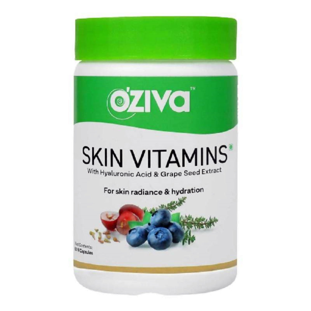 OZiva Skin Vitamins (With Hyaluronic Acid and Grape Seed Extract)