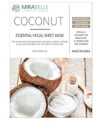 Thumbnail for Mirabelle Korea Coconut Essential Facial Sheet Mask - Distacart