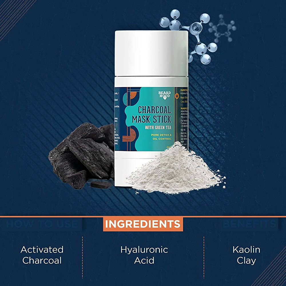 Beardhood Charcoal Face Mask Stick - Distacart