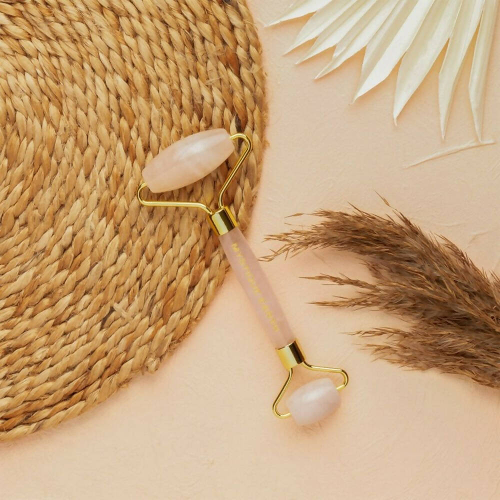 Mystique Earth Rose Quartz Roller - Distacart