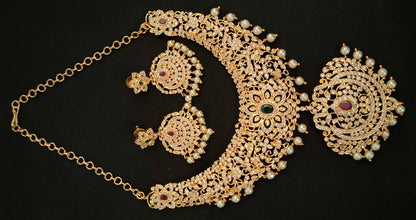 Uncuts Bridal Necklace Set - Distacart