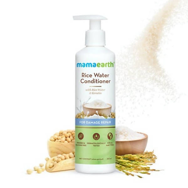 Mamaearth Rice Water Conditioner With Rice Water and Keratin - Distacart