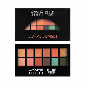 Lakme Absolute Infinity Eye Shadow Palette - Coral Sunset - Distacart