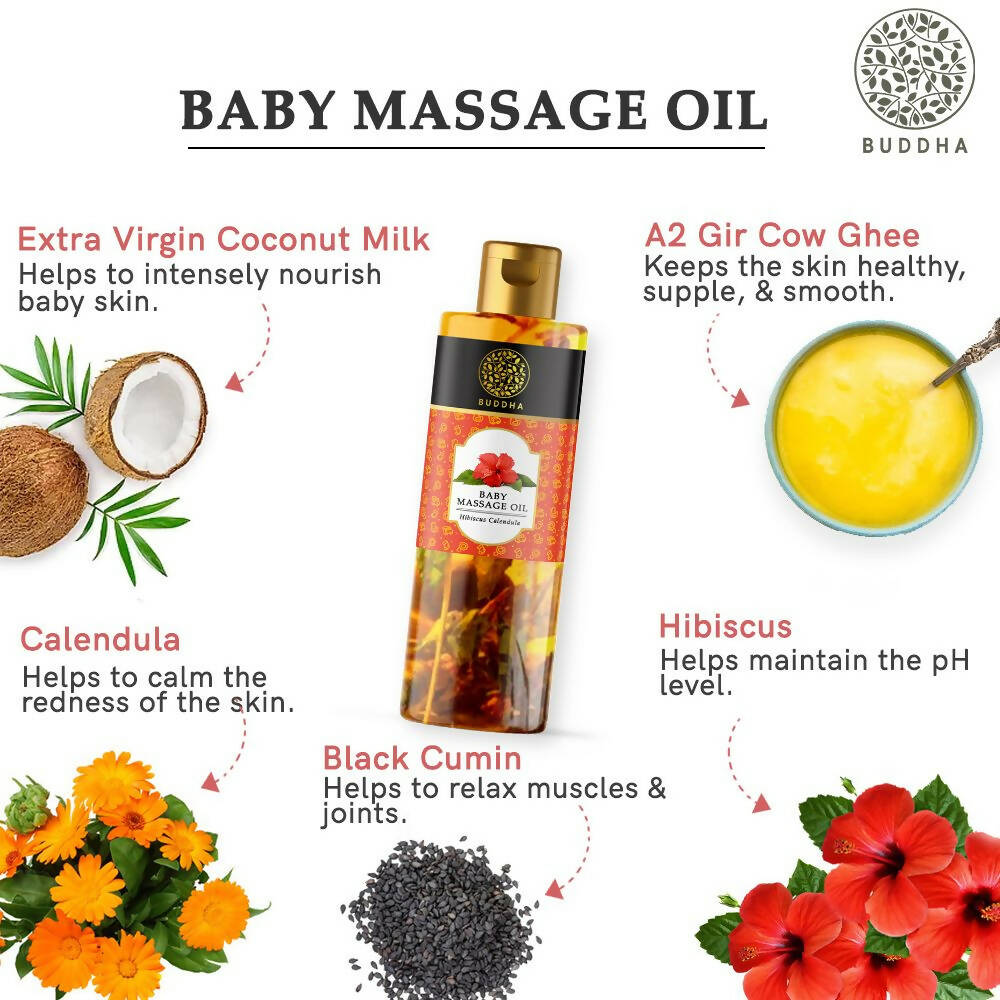 Buddha Natural Baby Massage Oil - Distacart