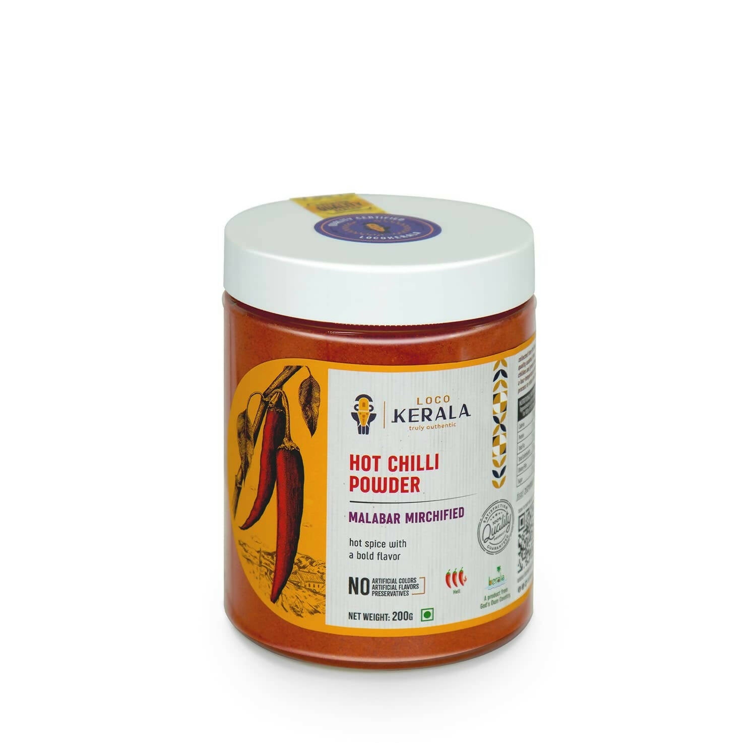 LocoKerala Malabar Mirchified Hot Chilli Powder - Distacart