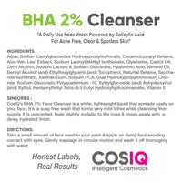 Thumbnail for Cos-IQ Salicylic Acid 2% Face Cleanser with BHA - Distacart