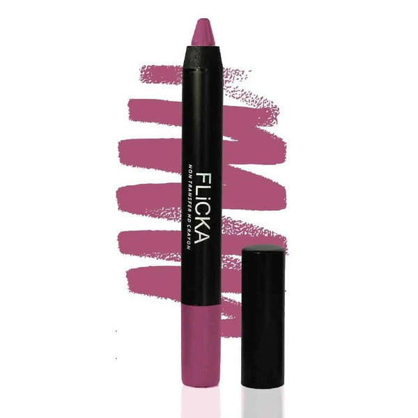 FLiCKA Lasting Lipsence Crayon Lipstick 04 I Am On Diet - Light Pink - Distacart
