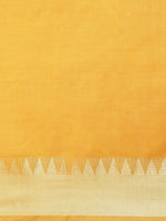 Thumbnail for Kalini Yellow & Golden Woven Design Saree - Distacart