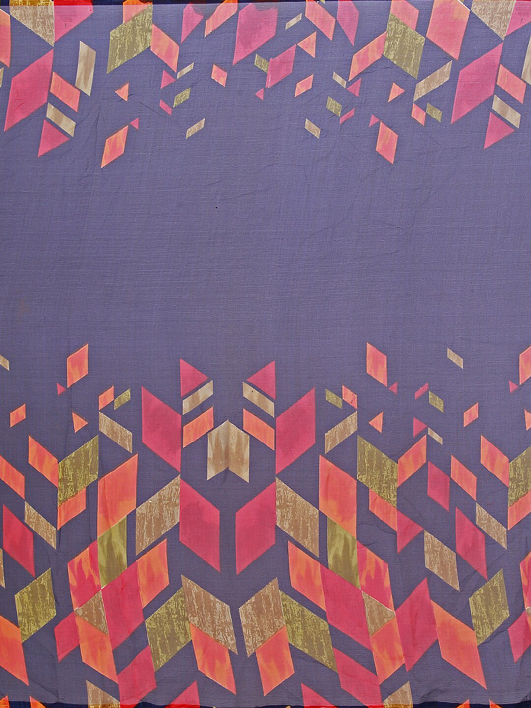 Kalini Pack of 2 Navy Blue & Magenta Floral Pure Georgette Sarees - Distacart