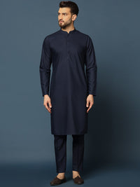 Thumbnail for KISAH Woven Design Cotton Sherwani Set - Distacart