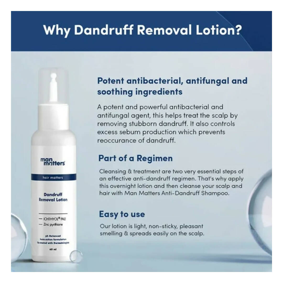 Man Matters Dandruff Removal Lotion - Distacart