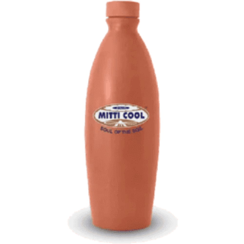 Mitticool Earthen Clay Water Bottle (1 Litre) - Distacart