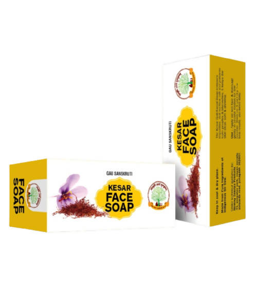 Gau Sanskruti Kesar Face Soap - Distacart