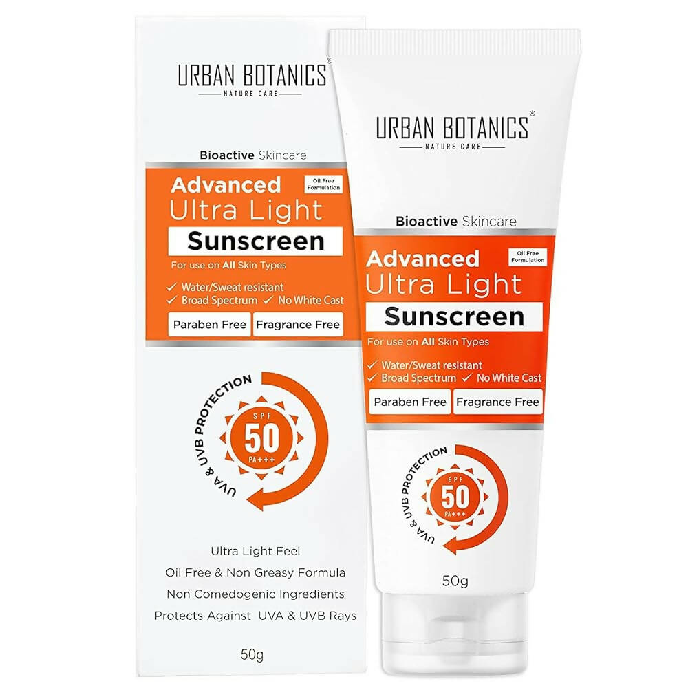 Urban Botanics Advance Ultra Light Sunscreen SPF 50 - Distacart