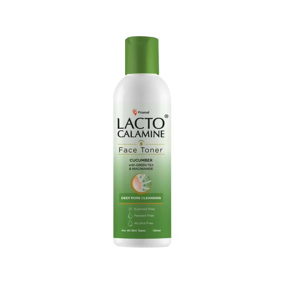 Lacto Calamine Face Toner Cucumber with Green Tea & Niacinamide - Distacart