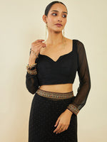 Thumbnail for Soch Embellished Beads and Stones Saree - Distacart