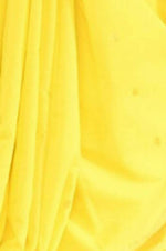 Thumbnail for Very Much Indian Handloom Pure Cotton Paithani-Lime Yellow - Distacart