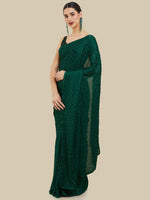 Thumbnail for Soch Embellished Beads and Stones Silk Blend Saree - Distacart